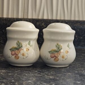 Floral Ceramic Salt and Pepper Shakers